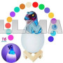 Детский светильник ночник SUNROZ 3D Dinosaur Lamp Динозаврик в яйце с пультом ДУ 
